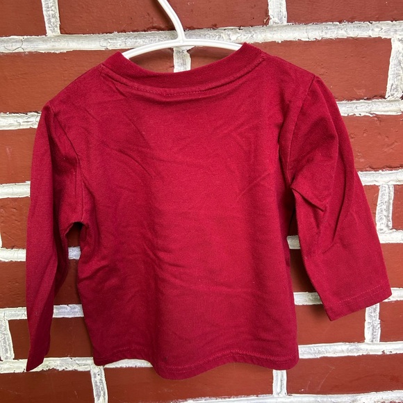 Athletic works | red long sleeve sports t-shirt | size 2 - Picture 2 of 4